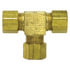64-2 by TECTRAN - Compression Fitting - Brass, 1/8 inches Tube Size, Union Tee