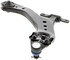 CMS861301 by MEVOTECH - Suspension Control Arm and Ball Joint Assembly - Front, LH, Lower, Stamped Steel, Greaseable