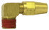 1169-4B by TECTRAN - Air Brake Air Line Elbow - Brass, 1/4 in. Tube Size, 1/4 in. Pipe Thread, Male