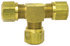 1364-4 by TECTRAN - Air Brake Air Line Union - Brass, 1/4 in. Tube Size
