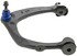 CMS501337 by MEVOTECH - Suspension Control Arm and Ball Joint Assembly - Front, LH, Upper, Forged Steel, Greaseable