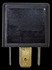 19-7508 by TECTRAN - Multi-Purpose Relay - 24VDC, 20/15 AMP, 5 Terminals, with Resistor