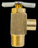 40120-WHD by TECTRAN - Air Brake Air Shut-Off Petcock - Brass, 1/4 in. Male Pipe, , Angle Bib Drain
