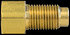 41443-WHD by TECTRAN - Inverted Flare Fitting - Brass, Inverted M10 x 1.0 Male Thread to Inverted Female