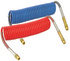 17215H by TECTRAN - Air Brake Hose Assembly - 15 ft., Coil, Red and Blue, Industry Grade, with Brass Handle