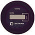 95-6308 by TECTRAN - Hour Meter Gauge - Black Bezel, Round - Digital - Clamp On Style, 9-30 VDC