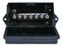667-7040 by TECTRAN - Junction Box - Black, 7-Way, Heavy-Wall Design, with 7 Stud Terminal Strip