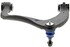 CMS501337 by MEVOTECH - Suspension Control Arm and Ball Joint Assembly - Front, LH, Upper, Forged Steel, Greaseable