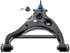 CMS401205 by MEVOTECH - Suspension Control Arm and Ball Joint Assembly - Front, LH, Lower, Stamped Steel, Greaseable