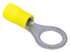 TY25 by TECTRAN - Ring Terminal - Yellow, 12-10, Wire Gauge, 1/4 inches, Stud, Vinyl