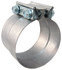 HL500 by TECTRAN - Exhaust Clamp - 5 in., Aluminized/Steel, Lap Style, with 2 Bolts and Reaction Blocks