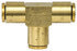 PL1364-4 by TECTRAN - Air Brake Air Line Union - Brass, 1/4 in. Tube Size