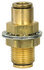 PL1377-4 by TECTRAN - Air Brake Air Line Union - Brass, 1/4 in. Tube Size, Push-Lock, Bulkhead