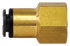 QL1366-6C by TECTRAN - Air Brake Air Line Connector Fitting - Brass, 3/8 in. Tube, 3/8 in. Pipe Thread, Female