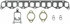 Fel-Pro MS 9610 B-1 Intake and Exhaust Manifolds Combination Gasket Intake and Exhaust Manifolds Combination Gasket