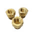 FG90011 by PACCAR - Pipe Fitting - Female to Metric Thread, Brass, 0.5" Thread 1, M27 x 2 Thread 2