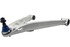 GS501184 by MEVOTECH - Suspension Control Arm and Ball Joint Assembly - Front, LH, Lower, Forged Aluminum, Pre-Greased