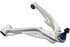 GS501184 by MEVOTECH - Suspension Control Arm and Ball Joint Assembly - Front, LH, Lower, Forged Aluminum, Pre-Greased