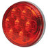 RP4064RLED/B by ROADPRO - Brake / Tail / Turn Signal Light - Round, 4" Diameter, Red, 12V, 0.32 AMP, 3-Prong Connector, 7 LEDs