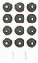 Fel-Pro SS 71041-1 Engine Valve Stem Oil Seal Set Engine Valve Stem Oil Seal Set