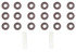 Fel-Pro SS 72919-2 Engine Valve Stem Oil Seal Set Engine Valve Stem Oil Seal Set