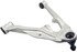 GS501185 by MEVOTECH - Suspension Control Arm and Ball Joint Assembly - Front, RH, Lower, Forged Aluminum, Pre-Greased