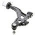 GS40147 by MEVOTECH - Suspension Control Arm and Ball Joint Assembly - Front, LH, Lower, Cast Steel, Pre-Greased