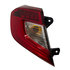 317-19AQL-AC by DEPO - Tail Light - Left, Outer, Red/Clear Lens, Chrome Housing, OE HO2804118, 33550-TVA-A01