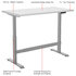 338340GY by GLOBAL INDUSTRIAL - Workbench - Electric, Adjustable Height, Laminated Safety Edge, 48" W x 30" D, Gray