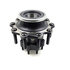 CON10082219 by CONMET - Axle Hub Assembly - Iron PreSet R Drive, Brake Drum, Aluminum Wheels, with ABS Tone Ring