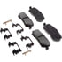ACDelco 17D1806CHF1 Disc Brake Pad Set Disc Brake Pad Set - Rear, Ceramic, Machined