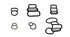 01140000 by CRP - Engine Variable Valve Timing (VVT) Solenoid Gasket Kit