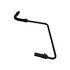 CHE0615 by CRP - Engine Coolant Recovery Tank Hose - Black, Rubber Plastic