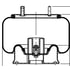 ContiTech 67600 Suspension Air Spring Kit 10 10-15 S 962