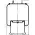 ContiTech 70118 Suspension Air Spring Kit 11 10.5-24 S 276