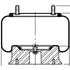 64628 by CONTITECH - AIR SPRING WATSON # AS-0180