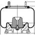 ContiTech 64487 Suspension Air Spring Kit 9 10-14 A 546