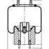 65831 by CONTITECH - Air Spring, Replaces AS6262