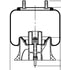 64693 by CONTITECH - Air Spring - Rolling Lobe (1R12-1182, 8569)