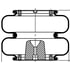 ContiTech 64536 Suspension Air Spring Kit FD 330-30 372