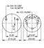 64639 by CONTITECH - Air Spring Rolling Lobe - 10-15 S 713, 13.7 in. Max Diameter, 17.7 in. Max Height