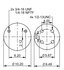 64649 by CONTITECH - Suspension Air Spring Kit - 11 in. Design Height, 13.7 in. Max Diameter, 18.9 in. Max Height