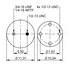 ContiTech 64392 Suspension Air Spring Kit 11 10.5-19 A 432