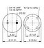ContiTech 64289 Suspension Air Spring Kit 11 10.5-19 A 509