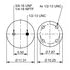 ContiTech 68159 Suspension Air Spring Kit 11 10.5-22 A 931