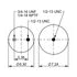 ContiTech 68130 Suspension Air Spring Kit 6 6.5-13 S 046