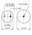 68127 by CONTITECH - Suspension Air Spring Kit - 10 in. Design Height, 3300 lb Load at 100 PSI, 8.5 in. Max Diameter