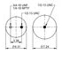 ContiTech 68109 Suspension Air Spring Kit 6 6.5-11 S 028