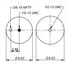 ContiTech 64431 Suspension Air Spring Kit 9 10-10 P 331