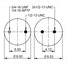 ContiTech 64438 Suspension Air Spring Kit 9 10-10 P 400